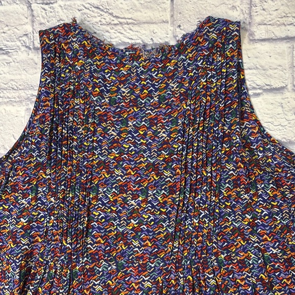 Maeve Anthropologie Lila Tank Pintuck Confetti Button Front Top Blouse Size S - Picture 10 of 15